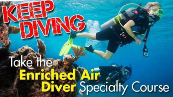 PADI Enriched Air Course